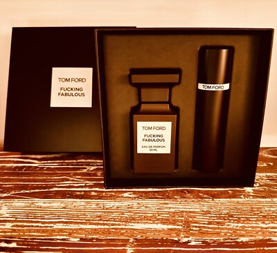 NIB! Tom Ford Private Blend F ing Fabulous Set: 50ml + 10ml Travel Spray  