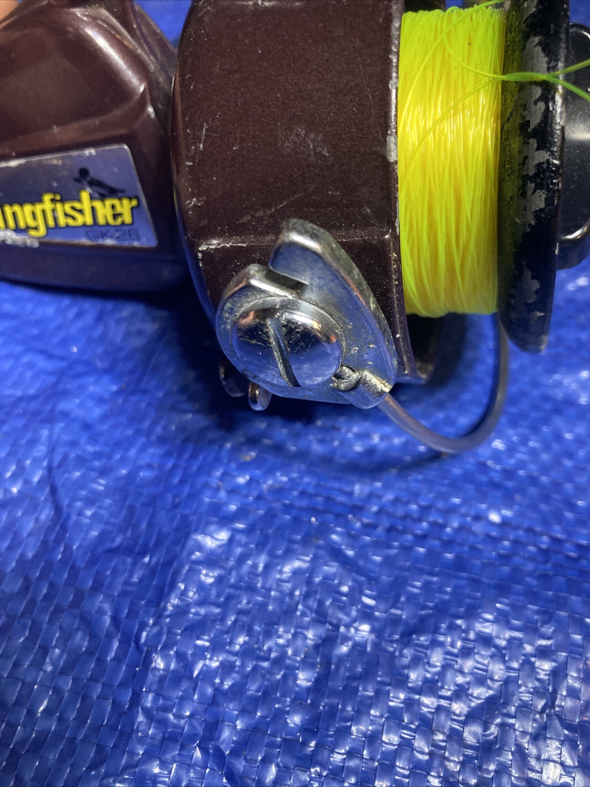 🔥 Vintage Garcia Kingfisher GK26 Large Action Spinning Reel Made in