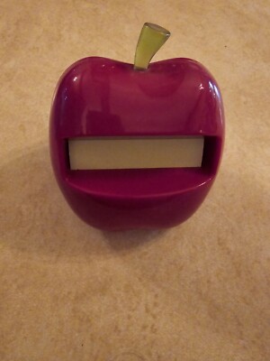 Post It Note Dispenser Red Apple 3x3