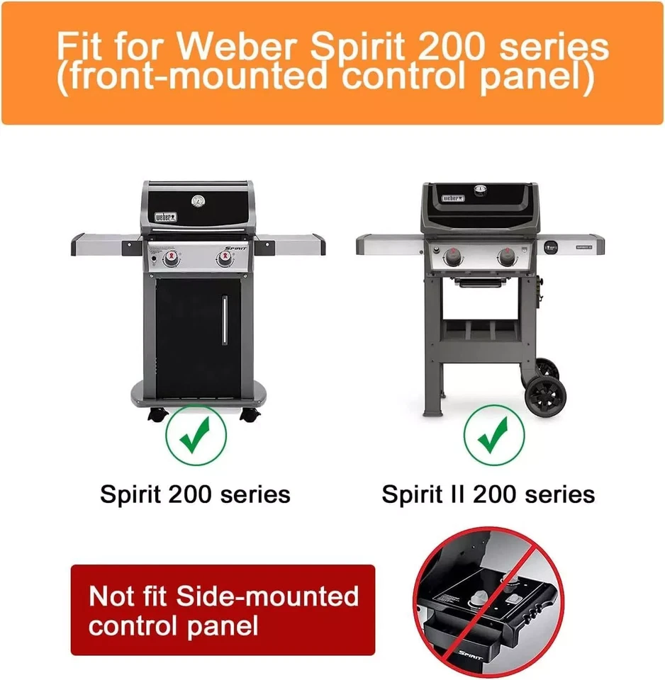 Queimador de grelha 69785 barras aromatizantes peças grelha 200 peças Weber Spirit I e II 200 - Imagem 2 de 4