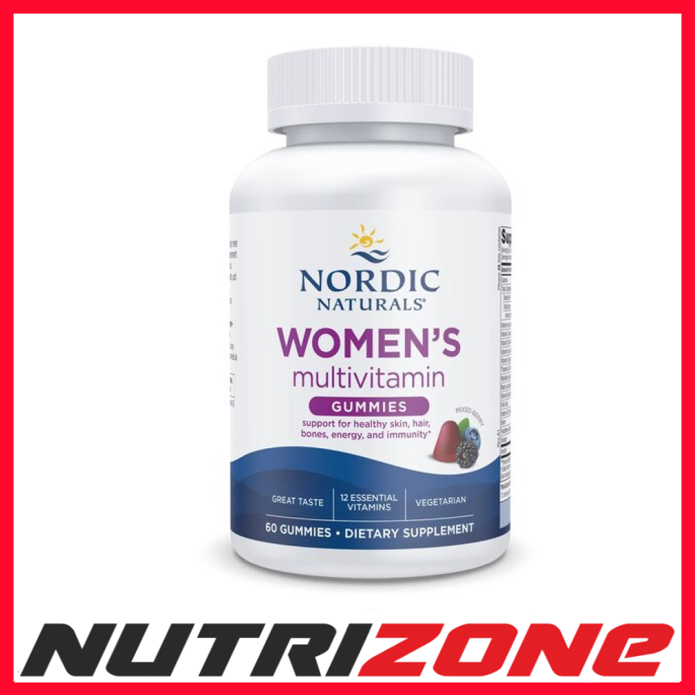 Nordic Naturals Women's Multivitamin Gummies Immunity, Mixed Berry - 60 gummies