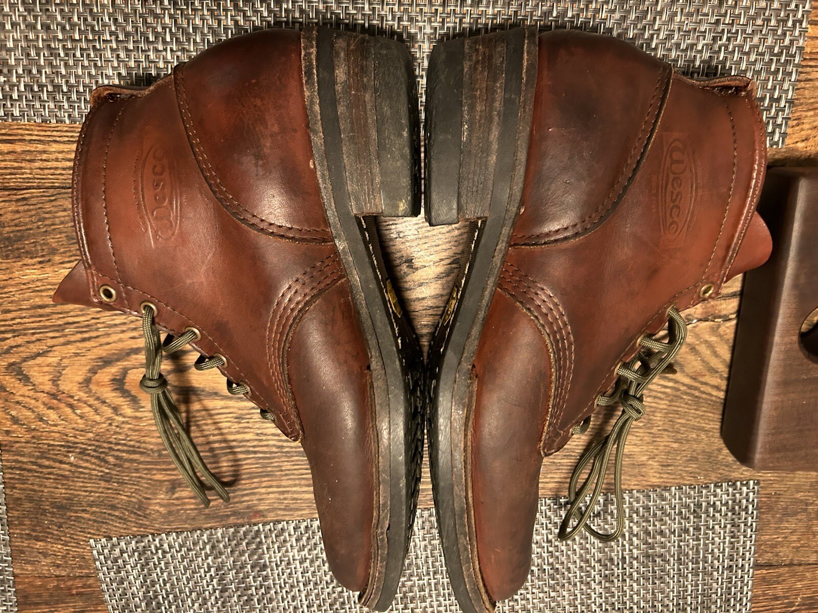 Vintage Wesco Boots Cuban Heel Red Dog Leather 10.5 D eBay