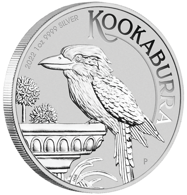 #ad 2022 Australia Kookaburra 1oz $1 Pure Silver .9999 Bullion Coin in Mint Capsule $151.95