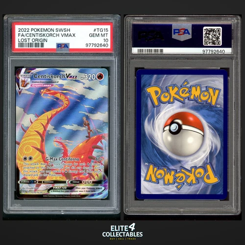 Centiskorch VMAX TG15/TG30  - PSA 10 (Lost Origin)