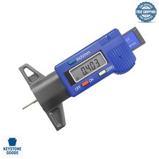 Digital Tire Tread Depth Gauge With Lcd - Precise 0.01mm Portable Universal...