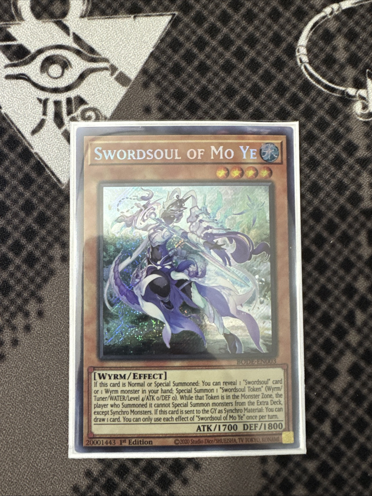 Yu-Gi-Oh! Swordsoul Of Mo Ye – BODE-EN003 Secret Rare 1. Edition – Einzelkarte Aus Burst Of Destiny