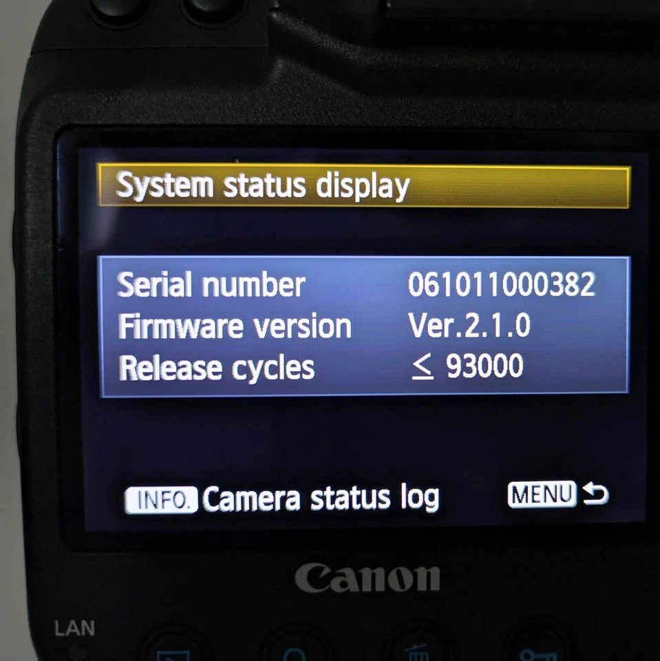 *1yr Wty for US* SC93000 Canon EOS 1D X Digital SLR Camera Body From JAPAN #8666 - Image 3 of 4