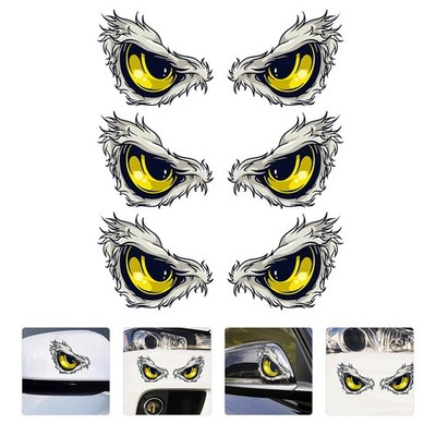 3pcs Autoaufkleber Fahrzeugwrap Car Eagle Eye Aufkleber Autodekoration