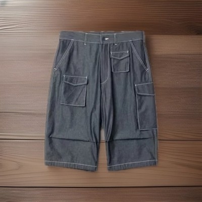 GU Engineered Garments Militärshorts 7 Unzen Baumwolle Latzhose Stoff Japan Neu