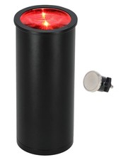 Rockville MINI HALO BLACK DJ Wash Light Battery, Wireless DMX, RF Magnet Mount