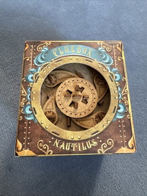 iDventure Cluebox Captain Nemo Nautilus 3D Holz Puzzle Box Escape Room Spiel