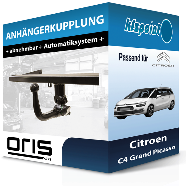 für Citroen C4 Grand Picasso 06.2013-Jetzt Oris AnhäNgerkupplung Abnehmbar Neu-image