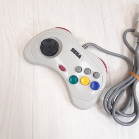 Excellent! Sega Saturn Japanese White console bundle with 2 controllers & cables