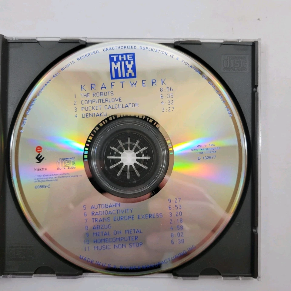 Kraftwerk - The Mix (CD, 1991) Elektra Entertainment - Изображение 3 из 4