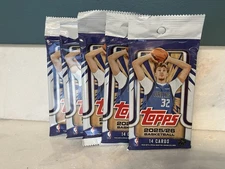 ✅LOT OF 5 PACKS ✅ 2025-26 Topps NBA Basketball Retail Display Box - Single Packs