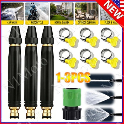 #ad Larnto High Pressure Hose Nozzle Water Gun for Car Wash Garden Pressure Booster $21.99