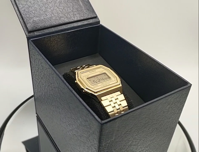 はむかつ様用　カシオ　CASIO PREMIUM A1000G-9JF　ゴールド Casio A1000G-9JF Classic Premium Series Tic Tac Gold Unisex Watch