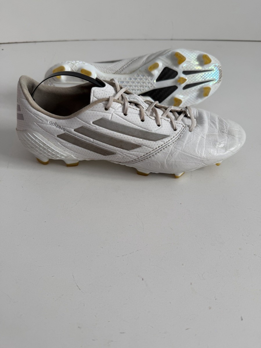 Adidas Adizero F50 IV FG white/grey GX3911 leather Football Cleats