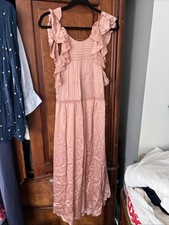 Ulla Johnson Open Back  Midi Dress Size 4