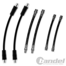 6x BREMSSCHLAUCH BREMSSCHLÄUCHE KOMPLETT VORNE HINTEN passend für AUDI A4 B5 8D