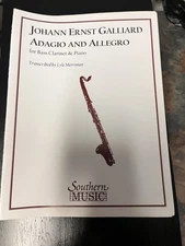 Adagio and Allegro : Bass Clarinet by Johann Ernst Galliard