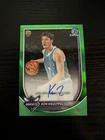Kon Knueppel 2025-26 Bowman Chrome Basketball Rookie Auto Green Refractor /99
