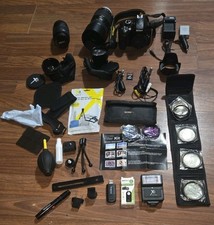 MINT Nikon D3300 24.2MP Digital DSLR Camera Kit w 18-55mm  70-300mm Lens More