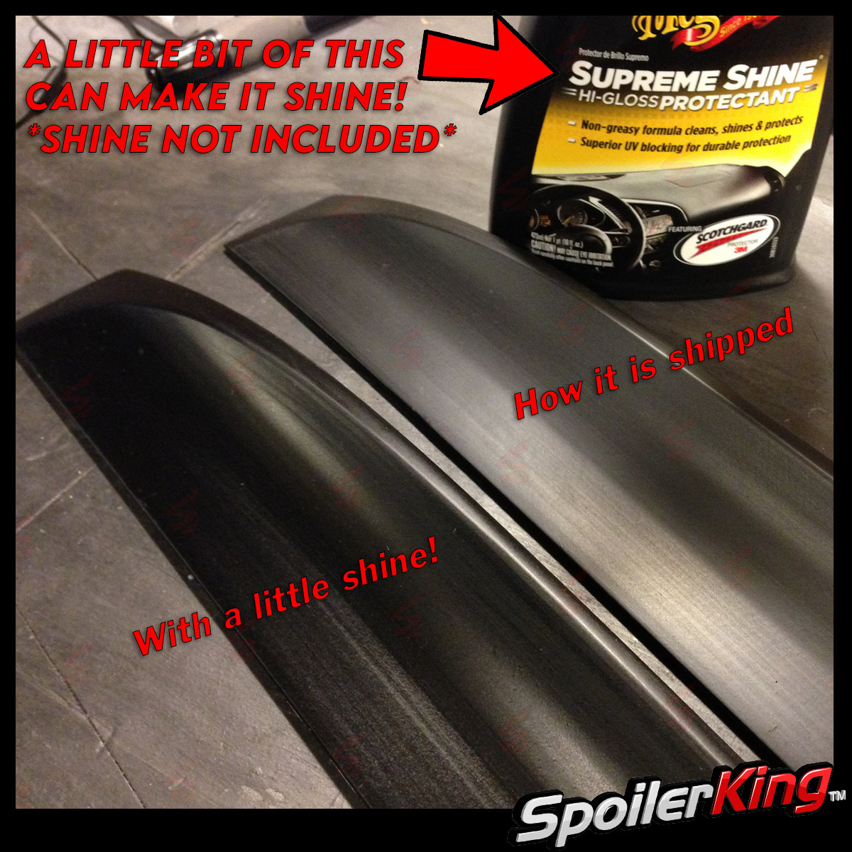 Rear Window Roof Spoiler Fits Maserati GranTurismo 2008-2019 SpoilerKing 284RC