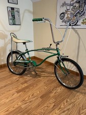 Firestone Green Meteor Huffy Rail Muscle Bike Stingray Slingshot Banana Seat