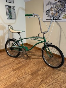 Firestone Green Meteor Huffy Rail Muscle Bike Stingray Slingshot Banana Seat
