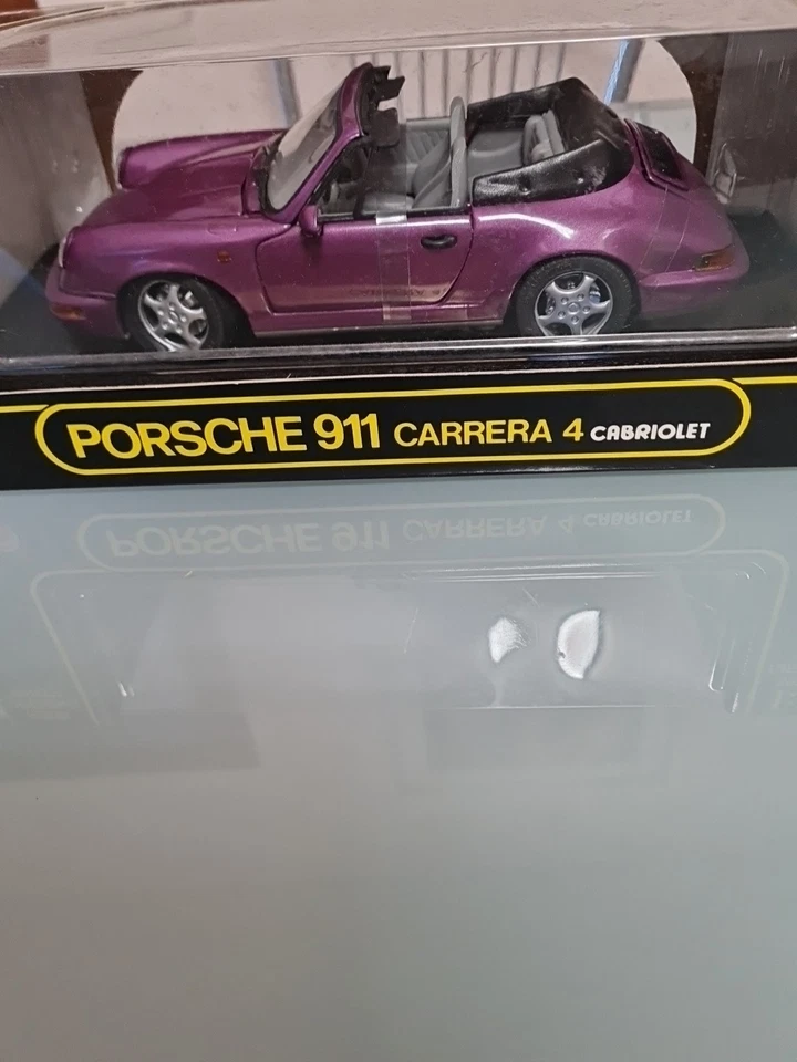 macchinina vintage ANSON " Porsche 911 Carrera 4 Cabriolet - Immagine 2 di 4