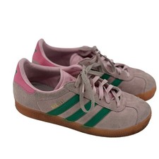 Adidas Sneakers Girls 3 Purple Gazelle IG0669 Green Pink Gum Sole Suede Retro