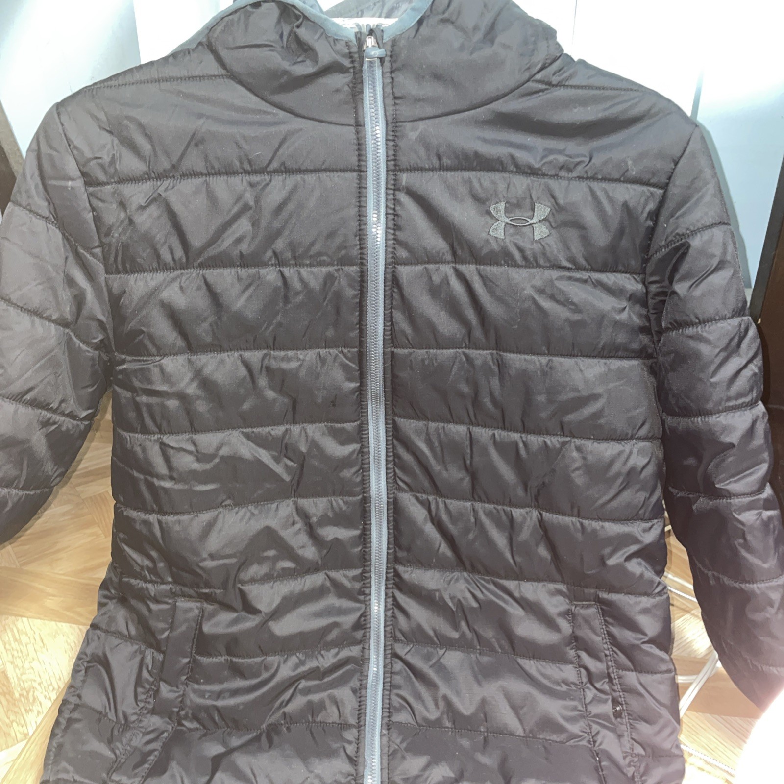 NWOT - Boys Under Armour Winter  Black Jacket YL -  Loose Co