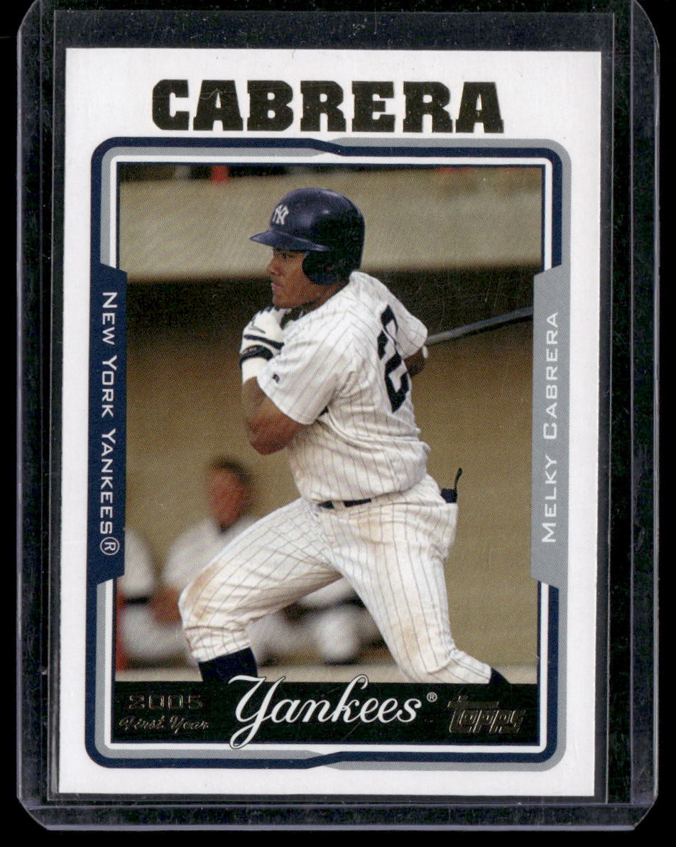 2005 Topps #298 Melky Cabrera Gold #/2005