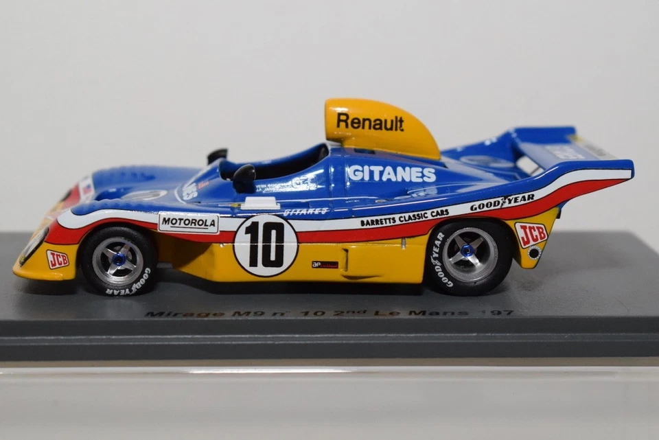 B84 1:43 SPARK STME07 MIRAGE #10 2ND LE MANS LM 1977 MIB - Image 3 of 4