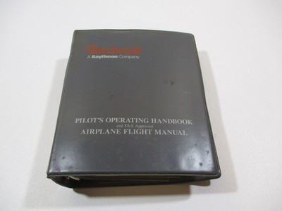 Beechcraft Pressurized Baron 58P 58PA Pilot Operating Handbook FAA Flight Manual