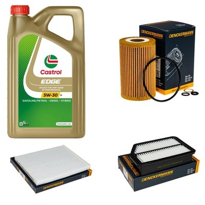 Inspektionspaket Castrol EDGE 5W-30 M Engine 5L für KIA Sportage 1.7 CRDi