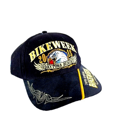 Beach Club Promotions 2015 Bike Week Daytona Beach 74th Annual Hat Ball Cap NWT