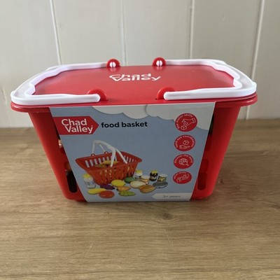 NEU Chad Valley Essenskorb Rollenspiel enthält 22 Spielfutterstücke (3+)