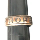 Vintage Ring MARKED NV 925 STERLING SILVER Size 4 Adjustable Band HOPE lot y