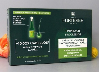Rene Furterer 8 Vials Triphasic Progressive Treatment 8 x 5.5ml MSRP $86.00