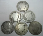 (6) 1901 O, 1903 O, 1905 S + 3 * 6 Silver BARBER DIMES Shown * USA FREE SHIP #2