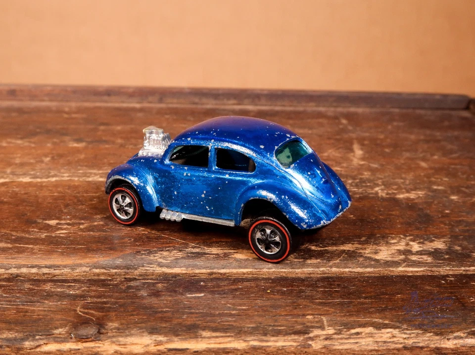Hot Wheels Redlines 1967 Custom Volkswagen NO sunroof Beetle Hong Kong vintage - Bild 2 von 4