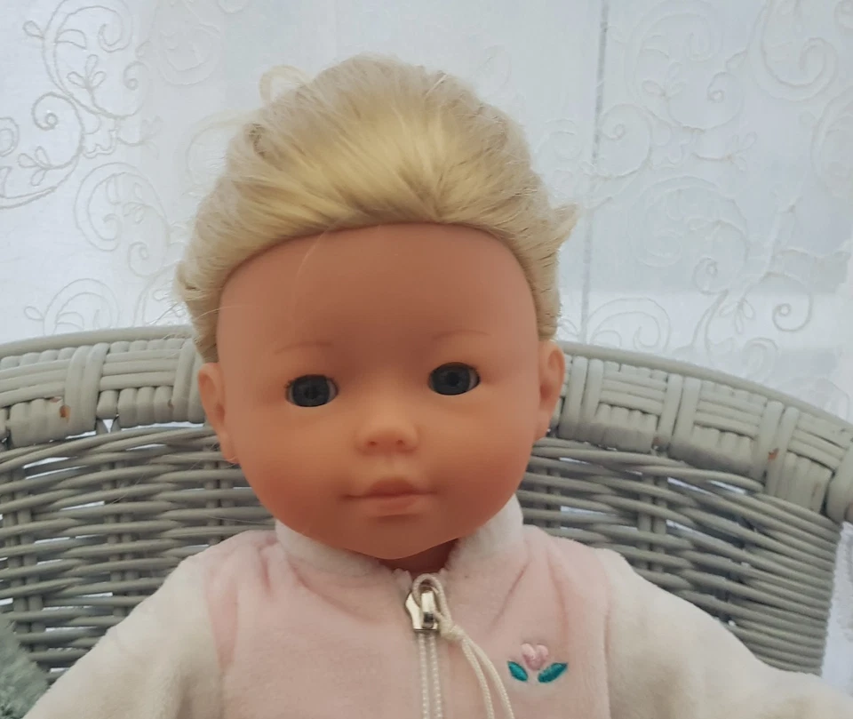 POUPÉE COROLLE 36 CM BLONDE YEUX BLEUS - Photo 4/4