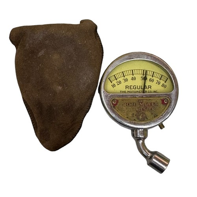 #ad Vintage Moto Meter Balloon Tire Tester Car Automobile Pressure Gauge 1924 Patent $59.99
