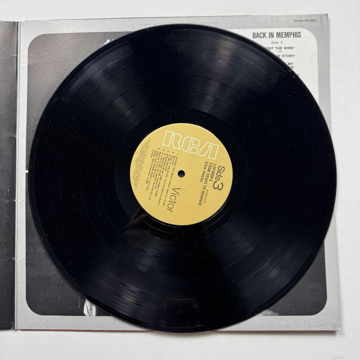 Elvis Presley In Person At The International Hotel Vinyl LP Victor 2LP Gatefold