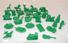 RARE Pre Production Tupperware Busy Blocks Green Figures Tuppertoys 1970s Vinta