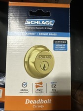 SCHLAGE B60N G 505 Single-Cylinder Deadbolt i...