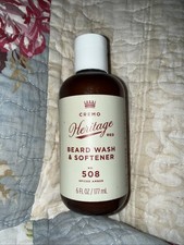 Cremo Heritage Red Beard Wash  Softener 508 Spiced Amber 6fl Oz