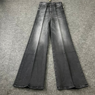 #ad MOTHER Anthropologie Hustler High Rise Wide Leg Jeans Women#x27;s Size 27 $186.00